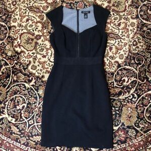 White House Black Market Black Mini Dress 00